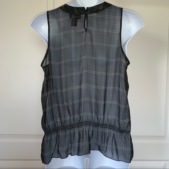 Lane Bryant Sleeveless Peplum Blouse Plaid Size 16. - Picture 4 of 7